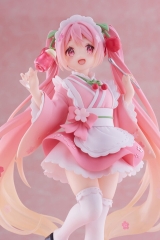 Оригинальная аниме фигурка «"Character Vocal Series 01 Hatsune Miku" Sakura Miku Newley Written Figure Japanese Cafe Ver.»