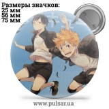 Значок Волейбол!! (Haikyuu!! \ HQ !!) tape 35