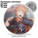 Значок Волейбол!! (Haikyuu!! \ HQ !!) tape 69