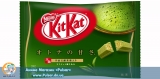 Шоколадний батончик "Kitkat" зі смаком Зеленого чаю "Green tea" (Японія) - УПАКОВКА