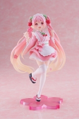 Оригинальная аниме фигурка «"Character Vocal Series 01 Hatsune Miku" Sakura Miku Newley Written Figure Japanese Cafe Ver.»