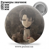 Значок Вторжение Гигантов ( Attack on Titan \ Атака Титанов ) tape 74