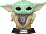 Виниловая фигурка «Funko Pop! Star Wars: The Mandalorian - Din Grogu with Armor»