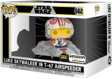 Вінілова фігурка «Funko Pop! Ride Super Deluxe: Star Wars Hyperspace Heroes - Luke Skywalker in T-47 Airspeeder»