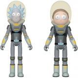 Оригинальная sci-fi фигурка Funko Action Figure Bundle of 2: Rick & Morty - Space Suit Rick and Space Suit Morty