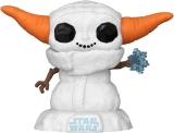 Вінілова фігурка «Funko Pop! Star Wars: Mandolorian - Grogu (Snowman)»