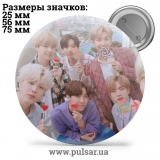 Значок BTS (БТС разом) tape 60