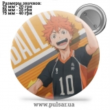 Значок Волейбол!! (Haikyuu!! \ HQ !!) tape 90