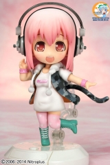 Оригінальна аніме фігурка Nanorich VC - Super Sonico SoniComi Yoroshiku Onegaishimau ver. Posable Figure