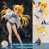 Оригинальная аниме фигурка Magical Girl Lyrical Nanoha The MOVIE 2nd A's - Fate Testarossa Swimsuit Parka style 1/8 Complete Figure