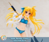 Оригинальная аниме фигурка Magical Girl Lyrical Nanoha The MOVIE 2nd A's - Fate Testarossa Swimsuit Parka style 1/8 Complete Figure