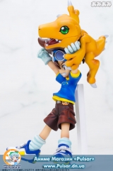 Оригинальная аниме фигурка G.E.M. Series - Digimon Adventure: Taichi "Tai" Kamiya & Agumon 1/10 Complete Figure