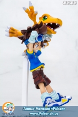 Оригинальная аниме фигурка G.E.M. Series - Digimon Adventure: Taichi "Tai" Kamiya & Agumon 1/10 Complete Figure