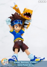 Оригинальная аниме фигурка G.E.M. Series - Digimon Adventure: Taichi "Tai" Kamiya & Agumon 1/10 Complete Figure