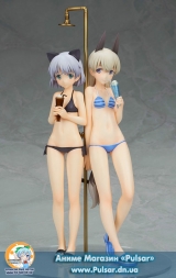 Оригінальна аніме фігурка Strike Witches 2 - Sanya & Eila Swimsuit Ver. 1/8 Complete Figure