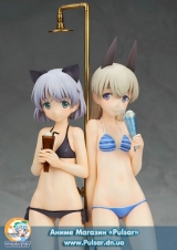 Оригінальна аніме фігурка Strike Witches 2 - Sanya & Eila Swimsuit Ver. 1/8 Complete Figure