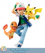 Оригинальная аниме фигурка G.E.M. Series - Pokemon: Ash & Pikachu & Charmander Complete Figure