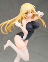 Оригинальная аниме фигурка «Toaru Kagaku no Railgun T Misaki Shokuhou School Swimsuit and Knee-high Socks Ver. 1/7 Complete Figure»