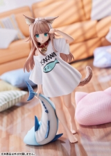 Оригинальная аниме фигурка «Uchi no Neko ga Onnanoko de Kawaii "Kinako" -Good Morning Ver.- 1/6 Complete Figure»