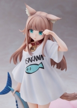 Оригинальная аниме фигурка «Uchi no Neko ga Onnanoko de Kawaii "Kinako" -Good Morning Ver.- 1/6 Complete Figure»