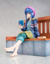 Оригинальная аниме фигурка «Yuru Camp Rin Shima Foot Bath ver. 1/7 Complete Figure»