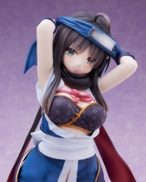 Оригинальная аниме фигурка «Senren Banka Mako Hitachi 1/3.5 Complete Figure AmiAmi Limited Edition»