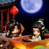 Оригинальная аниме фигурка «Anime "The Master of Diabolism" Wei Wuxian & Lan Wangji Lotus Lake Boat Ride Ver. Deformed Figure 2pc Set»