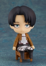 Оригинальная аниме фигурка «Nendoroid Swacchao! Attack on Titan Levi»