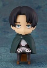 Оригинальная аниме фигурка «Nendoroid Swacchao! Attack on Titan Levi»