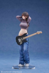 Оригинальная аниме фигурка «Guitar Sister Illustrated by hitomio 16 1/7 Complete Figure Limited Edition w/Bonus»