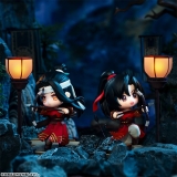 Оригинальная аниме фигурка «Anime "The Master of Diabolism" Wei Wuxian & Lan Wangji White Jade Archer Ver. Deformed Figure 2pc Set»