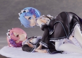 Оригинальная аниме фигурка «Re:ZERO -Starting Life in Another World- Ram & Rem 1/7 Scale Figure set»