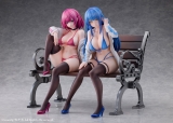 Оригинальная аниме фигурка «Mari & Eri Illustrated by Watao 1/4 Complete Figure»