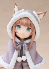 Оригинальная аниме фигурка «Palette Uchi no Neko ga Onnanoko de Kawaii Dress-up Collection Present Kinako Complete Figure»