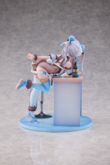 Оригинальная аниме фигурка «Henreader Original Character Blue Panda Coffee 1/6 Complete Figure»