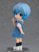 Оригинальная аниме фигурка «Nendoroid Doll Rebuild of Evangelion Rei Ayanami»