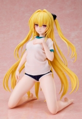 Оригинальная аниме фигурка «To Love-Ru Darkness Golden Darkness Swimsuit with Gym Uniform Ver. 1/4 Complete Figure»