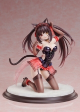 Оригинальная аниме фигурка «KDcolle Date A Bullet Light Novel: Kurumi Tokisaki Cat ears ver. 1/7 Complete Figure»