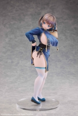 Оригинальная аниме фигурка «Manjuu Musume Tsumugu Illustrated by Ranfu 1/7 Complete Figure»