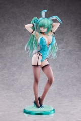 Оригинальная аниме фигурка «Green Twin Tail Bunny-chan 1/4 Complete Figure»