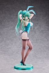 Оригинальная аниме фигурка «Green Twin Tail Bunny-chan 1/4 Complete Figure»