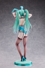 Оригинальная аниме фигурка «Green Twin Tail Bunny-chan 1/4 Complete Figure»