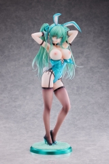 Оригинальная аниме фигурка «Green Twin Tail Bunny-chan 1/4 Complete Figure»