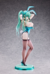 Оригинальная аниме фигурка «Green Twin Tail Bunny-chan 1/4 Complete Figure»