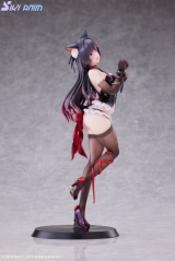 Оригинальная аниме фигурка «Shibarare Cat Ruhuna-chan 1/7 Complete Figure»