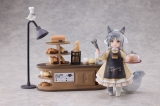 Оригинальная аниме фигурка «[Bonus] "Tea Time Cats Scene" Meow Town "Bread House" Clerk & Customer Set Complete Figure»