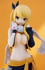 Оригинальная аниме фигурка «POP UP PARADE FAIRY TAIL (Comic) Lucy Heartfilia Natsu Costume Ver. L size Figure»