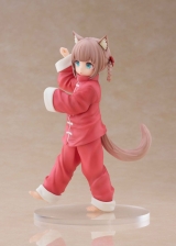 Оригинальная аниме фигурка «Palette Uchi no Neko ga Onnanoko de Kawaii Dress-up Collection Nyan Fu Kinako Complete Figure»