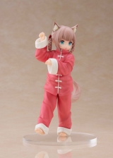 Оригинальная аниме фигурка «Palette Uchi no Neko ga Onnanoko de Kawaii Dress-up Collection Nyan Fu Kinako Complete Figure»