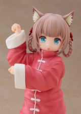 Оригинальная аниме фигурка «Palette Uchi no Neko ga Onnanoko de Kawaii Dress-up Collection Nyan Fu Kinako Complete Figure»